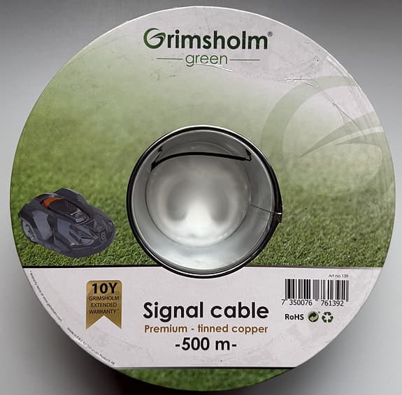Begränsningskabel robotgräsklippare. (Grimsholm Signalkabel Premium 500m)