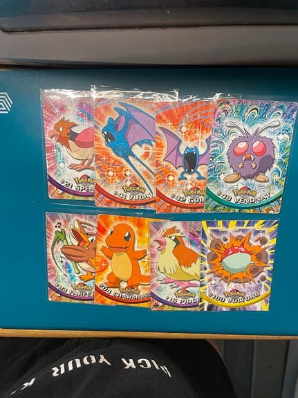 Vintage Pokémon Topps Bundle Charmander Voltorb Zubat Retro Nostalgi card