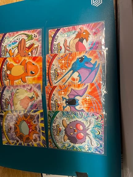 Vintage Pokémon Topps Bundle Charmander Voltorb Zubat Retro Nostalgi card