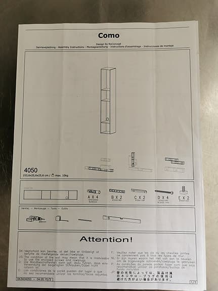 Förvaringshylla/bokhylla från BoConcept