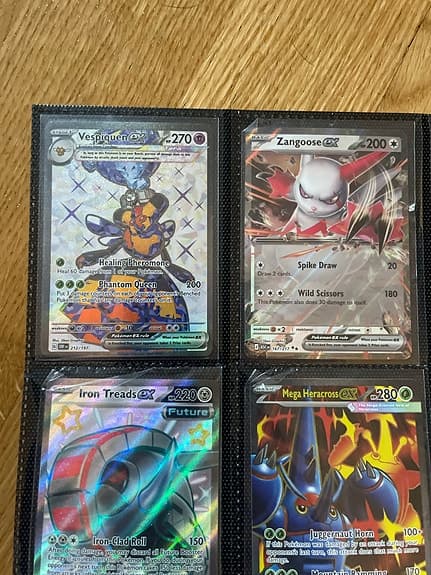 Pokémon EX Bundle Mega Heracross Cinderace Iron Treads Ultra Rare