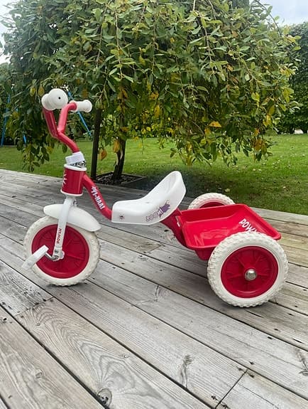 Fin trehjuling med flak säljes 🚲✨