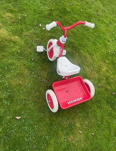 Fin trehjuling med flak säljes 🚲✨