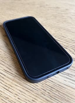 iPhone 16 128 GB 100 % batterihälsa svart med dbramante1928-skal