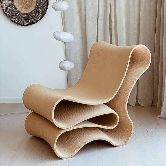 Reform Lounge Chair, exklusiv 3D-printad fåtölj