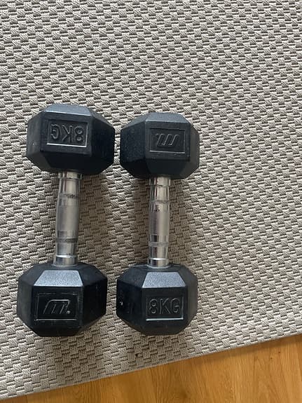 8kg hantlar