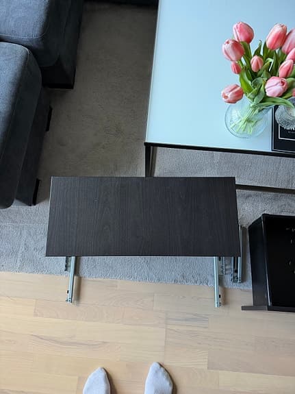 Svarta lådor till ikea bestå tv bänk