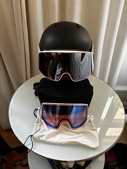 Salomon Brigade skidhjälm + Sentry Prime sigma goggles
