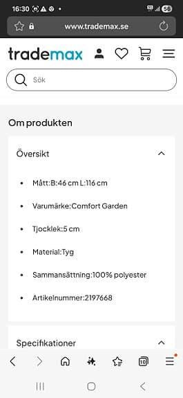 Helt nya dynor , offwhite