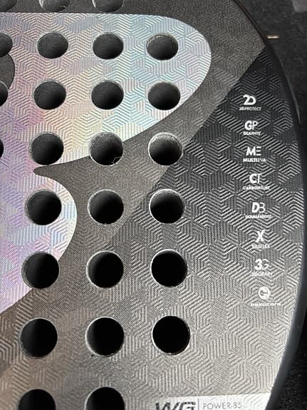 Bullpadel Avant padelracket svart