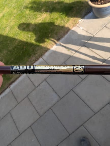 ABU Svängsta Feralite 856 Zoom Flugspö Vintage Made in Sweden