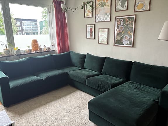 5 sits Ikea soffa