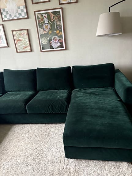 5 sits Ikea soffa