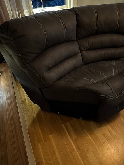 Hörnmodul grå till Cinema biosoffa