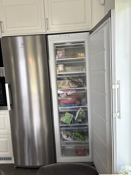 Electrolux frysskåp rostfritt stål