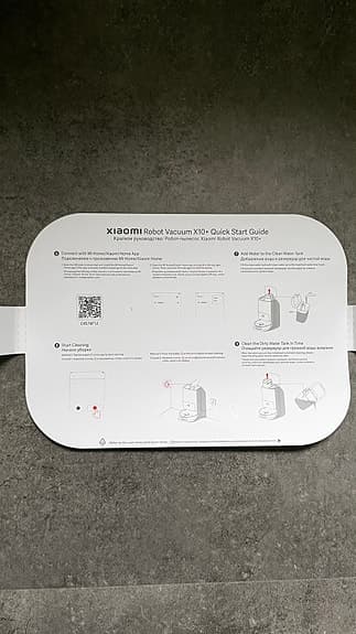 Xiaomi robotdammsugare med tömningsstation vit