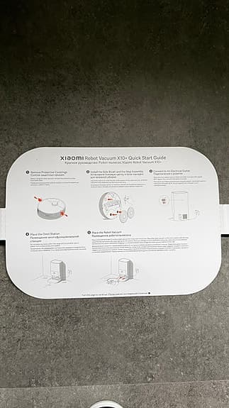 Xiaomi robotdammsugare med tömningsstation vit