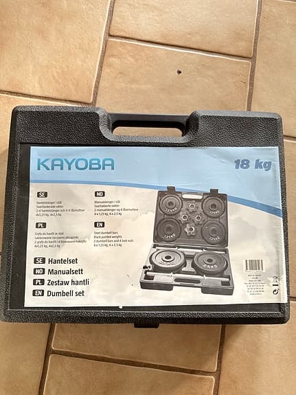Kayoba hantelset 18 kg