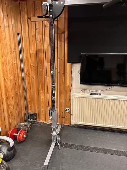 Kryssdrag, cable cross för fria vikter
