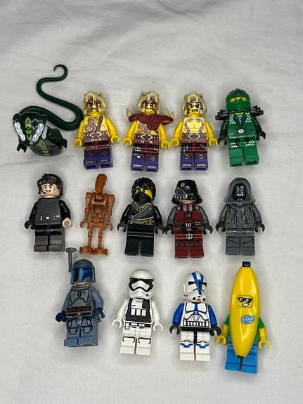 LEGO Star Wars och ninjago figurer