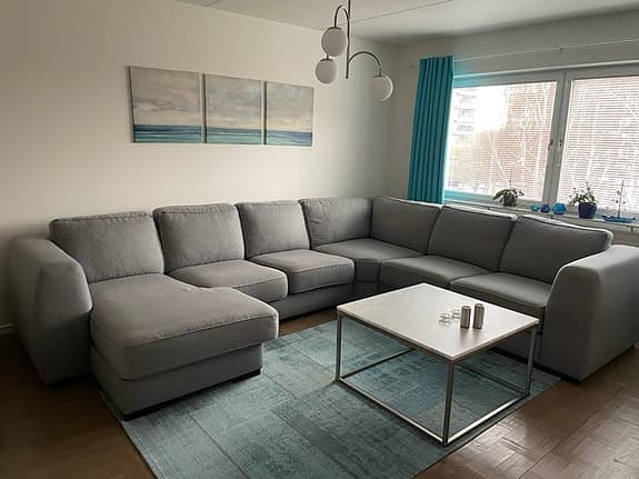 Fräsch modern divansoffa