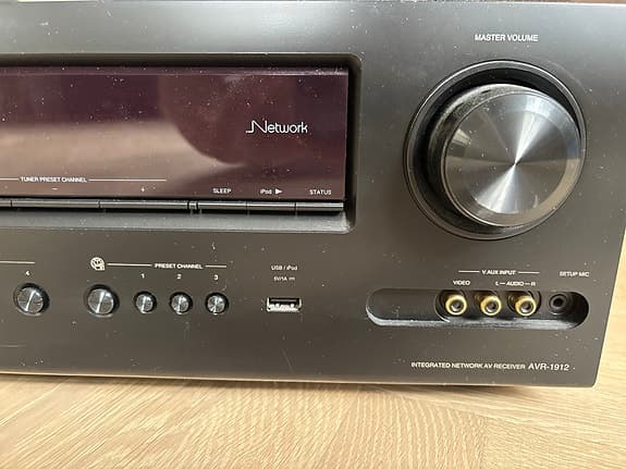 Denon svart hemmabioreceiver AVR1912