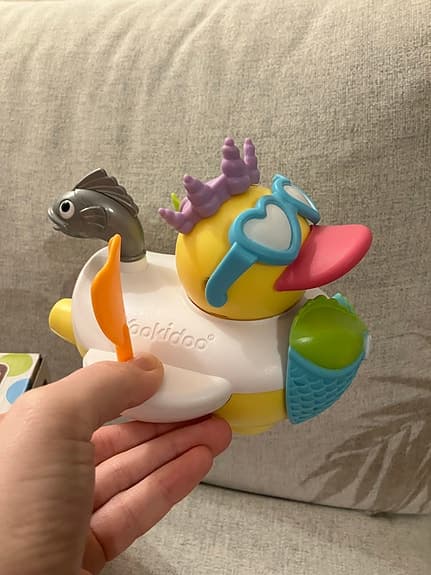 Yookidoo Jet Duck badleksak ankfigur med tillbehör