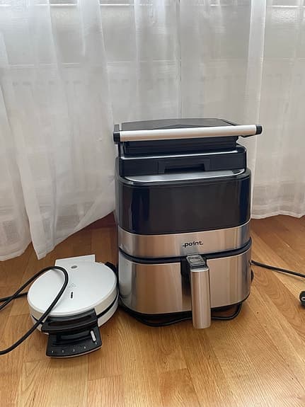 Air fryer, smörgåsgrill, våffeljärn