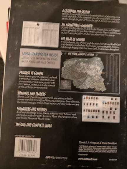 The Elder Scrolls V Skyrim officiell spelguide bok