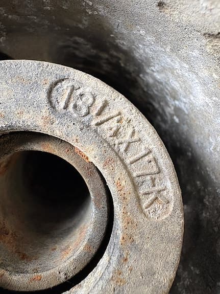 Båtpropeller 13 1/4 x 17 svart 3-bladig aluminium