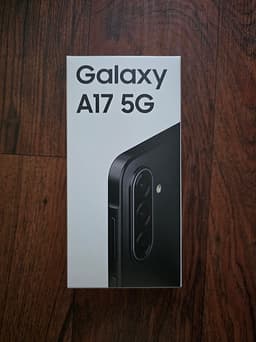 Samsung Galaxy A17 5G mobiltelefon 4 GB 128 GB svart