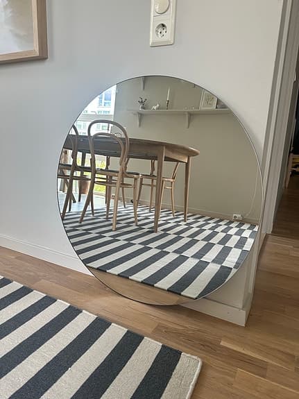 Rund spegel från House Doctor, 80 cm