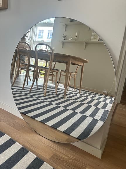 Rund spegel från House Doctor, 80 cm
