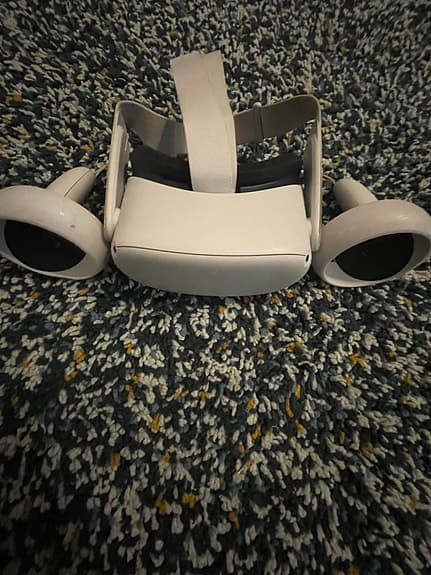 Oculus Quest VR-headset med handkontroller vit