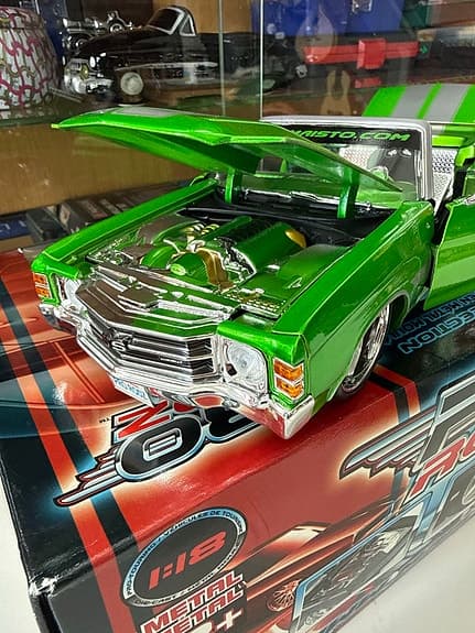 Pro Rodz grön modellbil cabriolet
