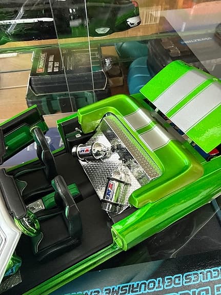 Pro Rodz grön modellbil cabriolet