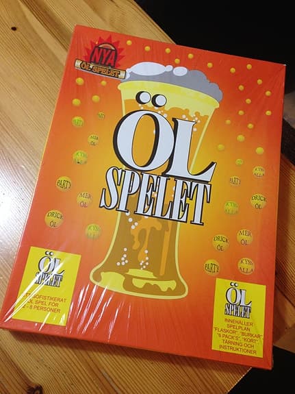 🍻 Öl Spelet – retro partyspel / fortfarande inplastat