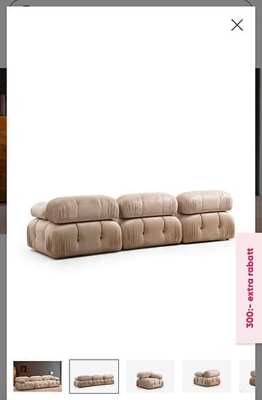 Ny modulsoffa 3-sits