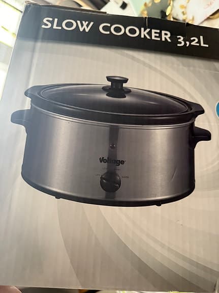 Voltage slow cooker 3,2L rostfritt stål