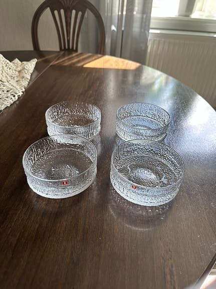 Iittala glasskålar