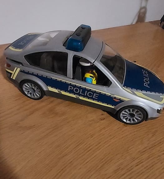 Playmobil polisbil leksaksbil