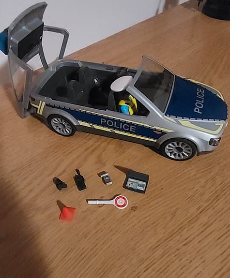 Playmobil polisbil leksaksbil