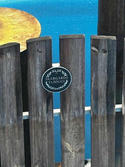 Skärgårdstunnan vedeldat spabad