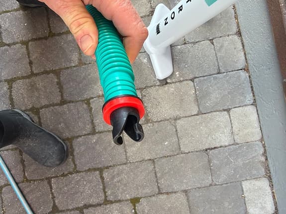 Pump och tredelad paddel till SUP
