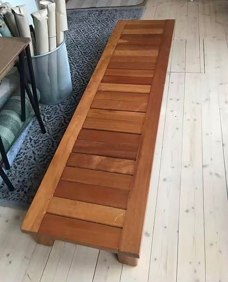 Unik träbänk