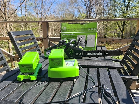 Greenworks motorsåg