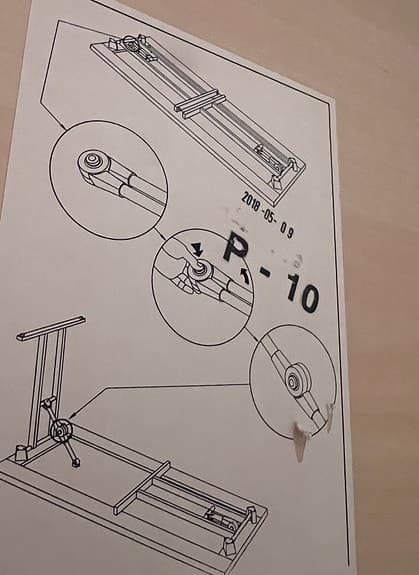 Fällbart bord
