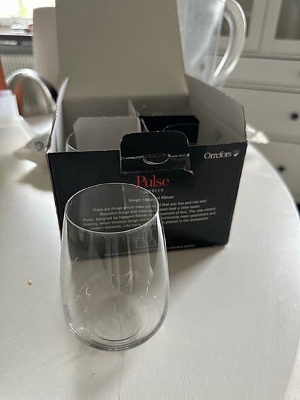 Orrefors Pulse tumblerglas