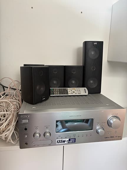 Sony STR-DB798 receiver / förstärkare med högtalare och fjärrkontroll