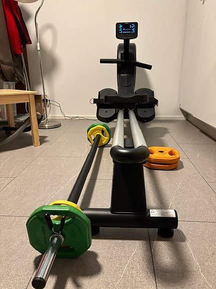 TITAN LIFE LIFE Rower R65 Air + skivstång